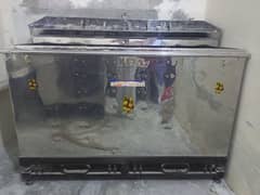 steel big pati like new with stand