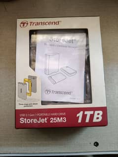 1 TB transcend hard drive