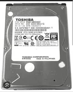 Toshiba 500gb Laptop Harddisk