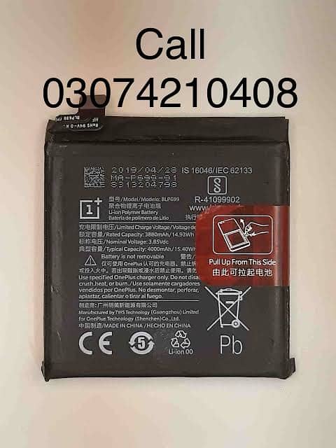 One plus , 7 pro 8t 9 10 pro All original panel battery camera board 0