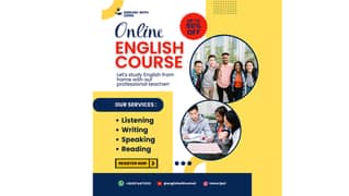 English Language Course 50 % discount in fee