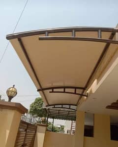 outdoor sun shades/awnings/canopies/tensile shades/car parking shade