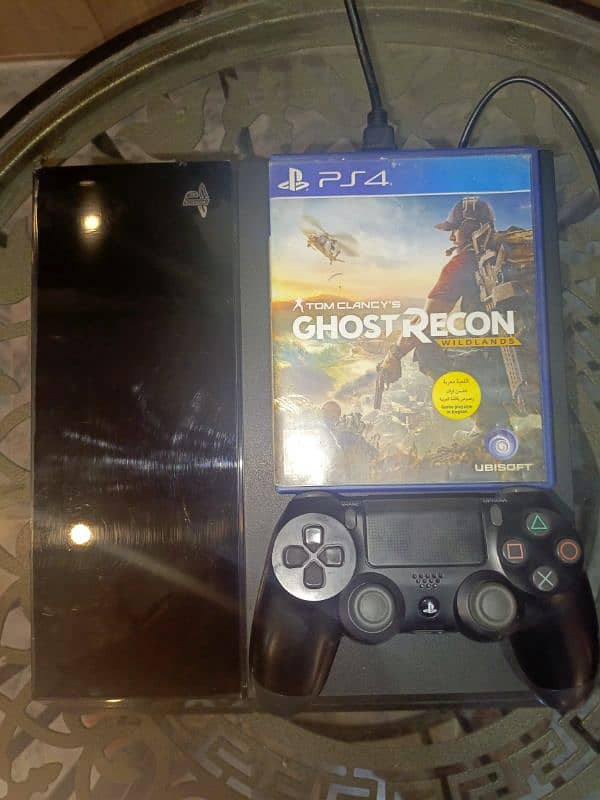 PS4 500GB With 1 Game in 10/10 condition 0