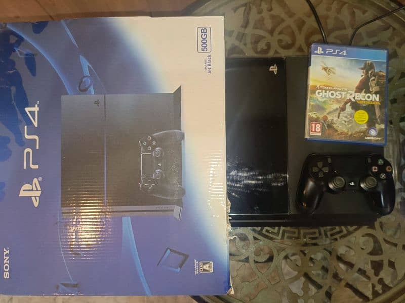 PS4 500GB With 1 Game in 10/10 condition 1