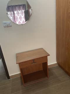 Mirror and mini dressing table for sale