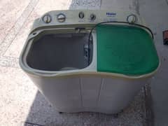Haier washing machine with dryer