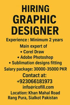 Desinger , corel DRAW expert , clothing designs , mockups, sublimation