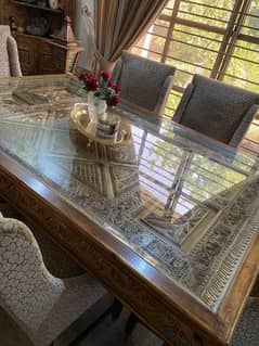 Solid wood swati dining table