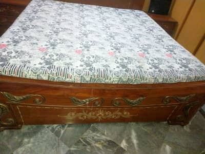 king size pure shisham bed