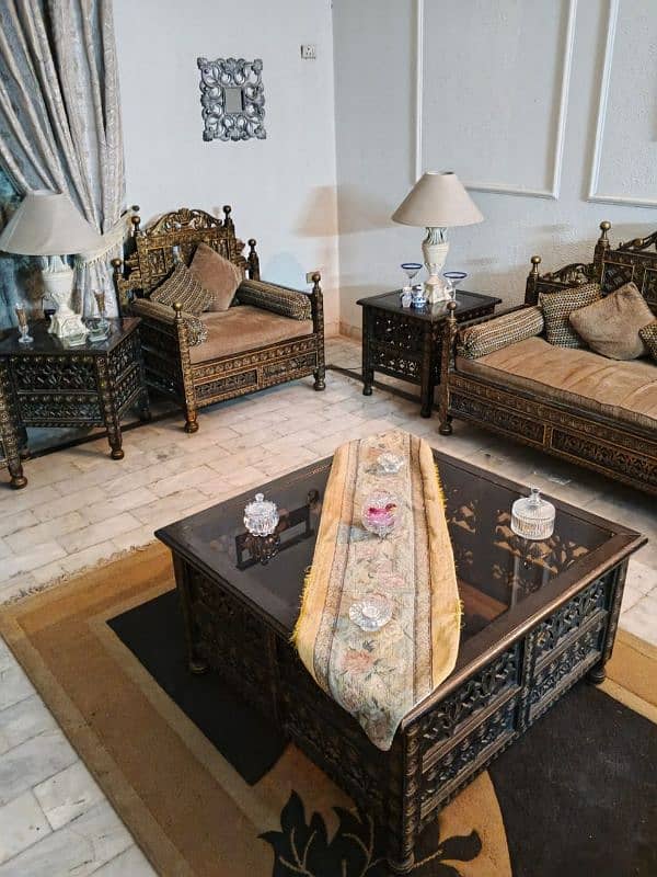 Sofa Set with Center Table set and Bed for sale 1