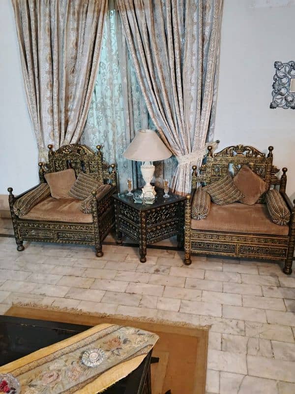 Sofa Set with Center Table set and Bed for sale 2