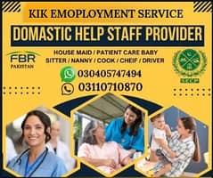 Nurse/Care Taker/Patient Attendant /Baby sitter/Nanny/Maid Helper