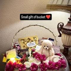 MIX CHOCOLATES BASKET WITH CUTE TEDDY BEAR