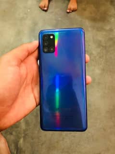 samsung A31 total genuine 6/128 pta  with box only front glass break