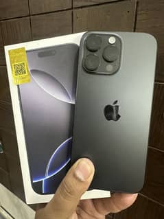 iPhone 16 Pro Max 256gb Black Titanium- PTA Approved Mercantile