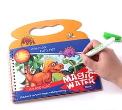 Magic Water Book – Reusable Painting & Drawing Set with Water Pen 