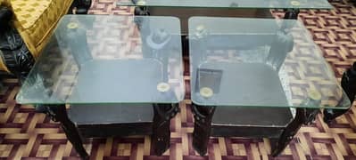 Center Table with 2 side tables