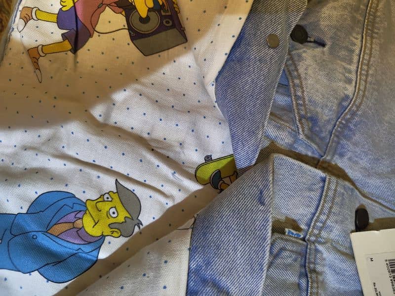 Levi’s X The Simpsons Bart Trucker Men Jacket Size Medium 2