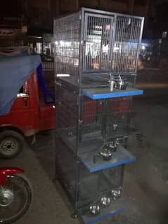 Iron Cage 2’x2’x2’ Three Box (Folding Cage)