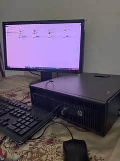 Amd Pro A8 8gb ram 128ssd 500gb Hard Hp cpu with 22 inch lcd Lenovo