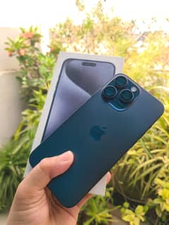 Apple iPhone 15 Pro Max | Blue Titanium | 256GB non-PTA FU with box