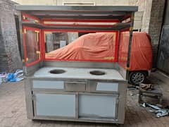 Biryani Counter – 6.25 Feet | Stainless Steel with Display Glass
