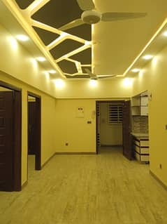 2 bed DD apartment for rent in gulistan e johar block 3