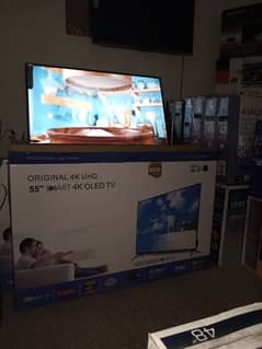 55 inch Samsung smrt led TV 3 year warranty 03221257237