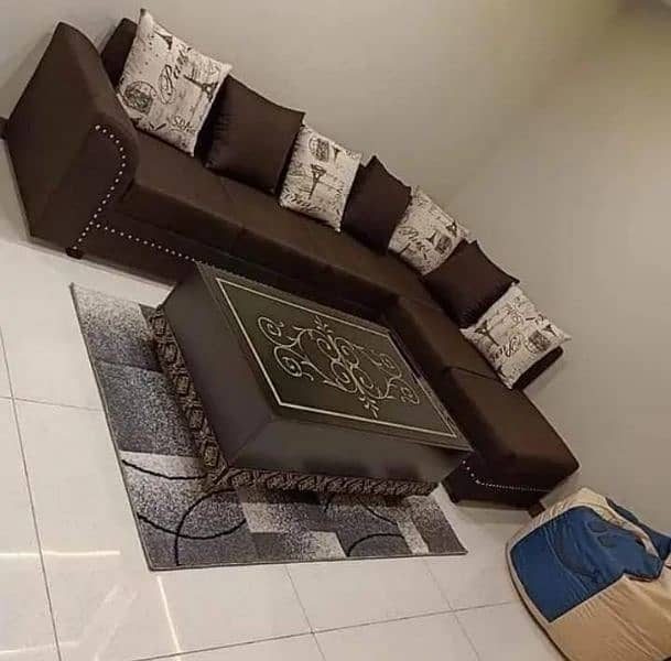 Sofa Set - L Shape Sofa - 5 Seater Sofa Set - Modern Poshish Sofa 6