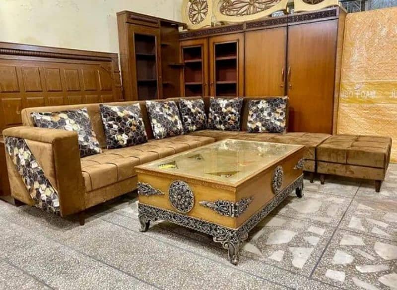 Sofa Set - L Shape Sofa - 5 Seater Sofa Set - Modern Poshish Sofa 8