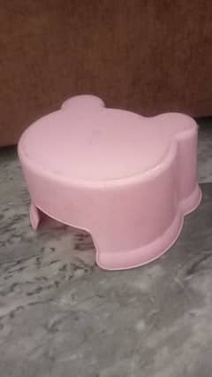 Cute Pink Baby Stool – Used but in good Condition