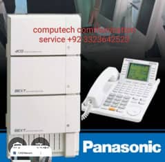 Panasonic pabx exchange 8 ptcl lines and 48 extensions