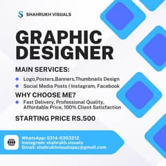 Graphic Designer & Video Editor Read Description