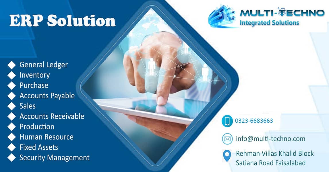 Multi-Techno ERP software ,All in one business solution 0