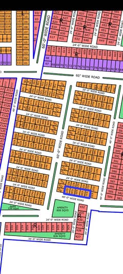 40ft Road Facing Plot 80 Sq-Yd Executive Block North Town Residency Phase 1