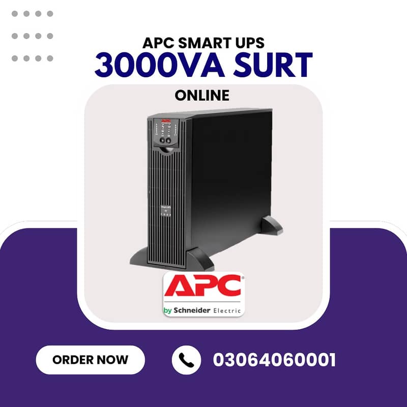 APC UPS 3KVA XL 2700WATT/APC Smart UPS 3000VA XL/5KVA/10KVA/20KVA 2