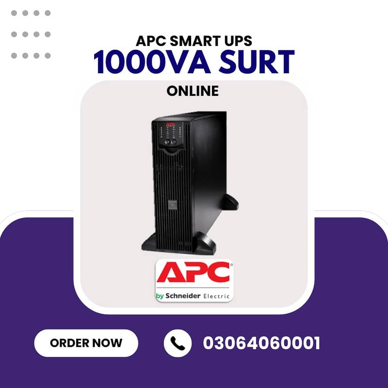 APC UPS 3KVA XL 2700WATT/APC Smart UPS 3000VA XL/5KVA/10KVA/20KVA 12