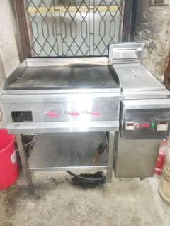 Deep fryer & Hotplate + Grill