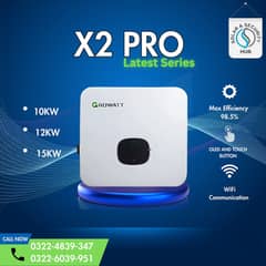 Growatt X2 pro Ongrid Inverters | 5kw IP65 | 6KW I P20 5-25kw