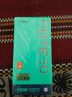 Infinix note 30 64MP 16 RAM Storage 256 GB  ful warranty