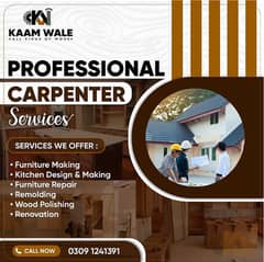interior designer and Carpenter service