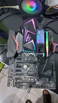 i7 8700K with Asus Strix Z370-f Gaming Xpg 16gb 3600mhz rgb cooler