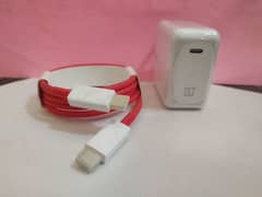 One Plus Original Charger 65W warp Charger cable