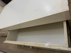 Kids bed with study table and dressing table