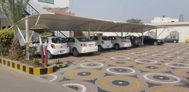 Cantilever parking, Fiber shade, Premium shade structure, Car porch