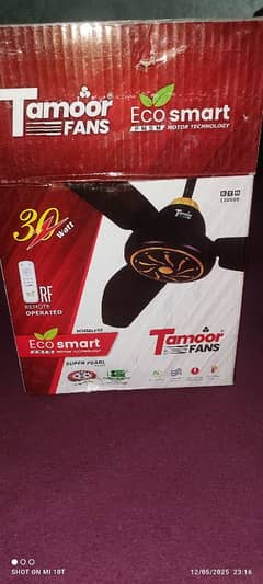 Tamoor 30 watts Inverter Ceiling fan Eco smart