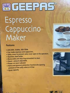 esspresso cappuccino maker