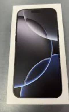 IPHONE 16 PRO MAX BOX PACK 1 TB  BLACK TITANIUM NON ACTIVE NON PTA
