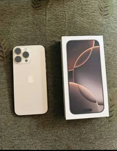 iPhone 16 pro max physical+Esim PTA approved mercentile 256gb