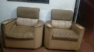 2 Single Sofa's